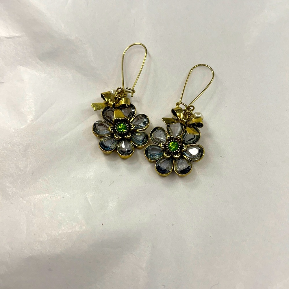 Betsey Johnson Flower Earrings